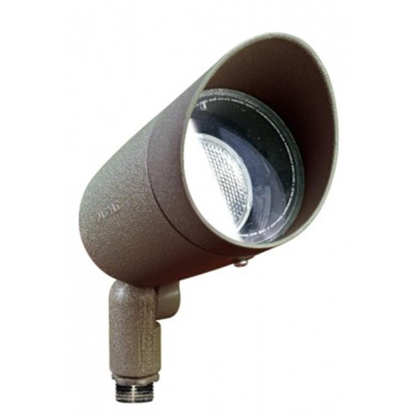 Dabmar Lighting 7W & 120V PAR20 3 LEDs Hooded Open Lamp Spot Light Bronze DPR-LED20-HOOD-BZ